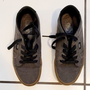 Vans Low Top Grey Rubber Waffle sole Size 8